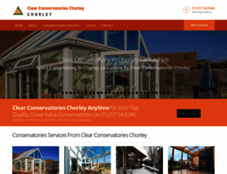 clear-conservatories-chorley.co.uk screenshot