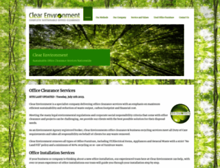 clear-environment.co.uk screenshot
