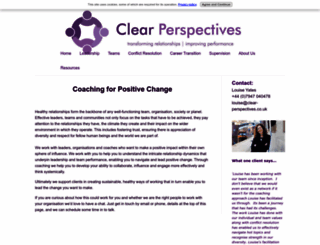 clear-perspectives.co.uk screenshot