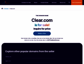 clear.com screenshot