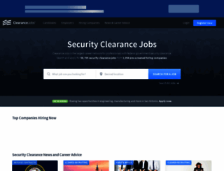 clearancejobs.com screenshot