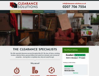 clearancesolutionsltd.co.uk screenshot