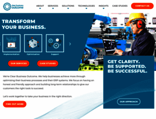 clearbusinessoutcome.com screenshot