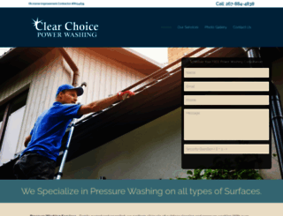 clearchoicepowerwashing.com screenshot