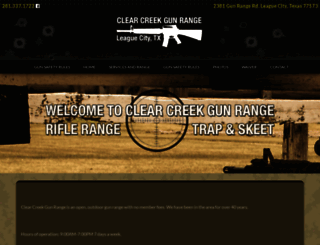 clearcreekgunrange.com screenshot