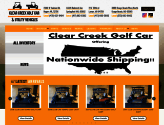 clearcreekvehicles.com screenshot