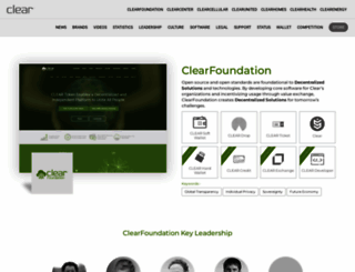 clearfoundation.com screenshot