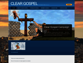 cleargospel.org screenshot