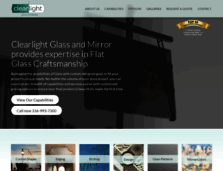 clearlightglass.com screenshot