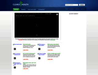 clearlyhealth.com screenshot