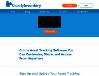 clearlyinventory.com screenshot