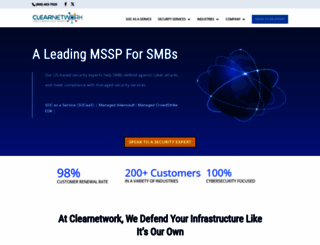 clearnetwork.com screenshot