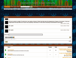 clearnow333.freeforums.net screenshot