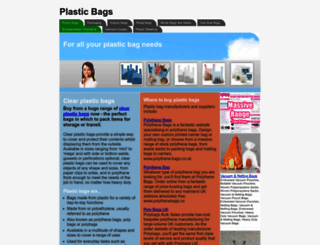 clearplasticbags.co.uk screenshot