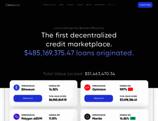 clearpool.finance screenshot