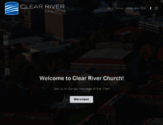 clearriverchurch.org screenshot