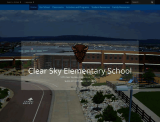 clearskyelementary.com screenshot