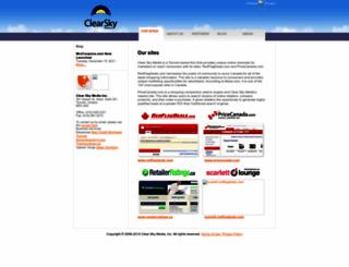 clearskymedia.ca screenshot