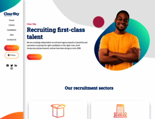 clearskyrecruitment.co.uk screenshot