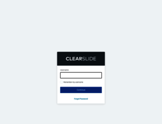 clearslide.onelogin.com screenshot