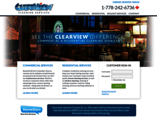clearviewclean.ca screenshot