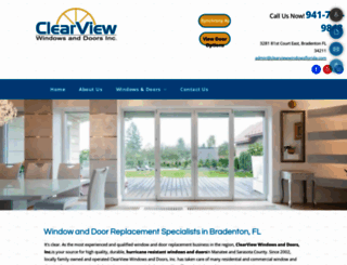 clearviewwindowsflorida.com screenshot