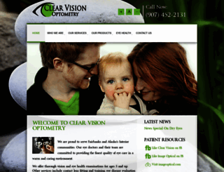 clearvisionalaska.com screenshot