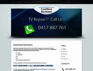 clearvisionelectronics.com.au screenshot