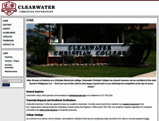clearwater.edu screenshot