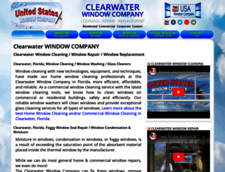 clearwater.windowrepaircleaning.com screenshot