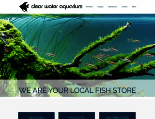 clearwateraquariumca.com screenshot