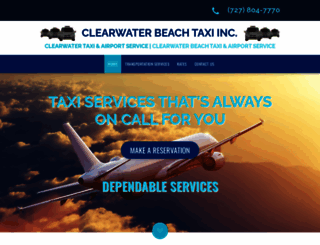 clearwaterbeachtaxiservice.com screenshot