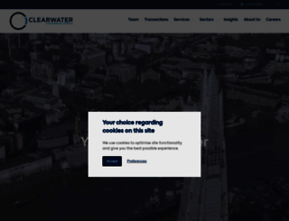 clearwatercf.com screenshot