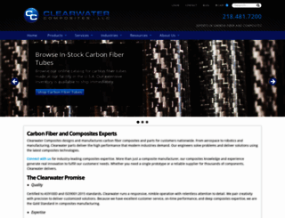 clearwatercomposites.com screenshot