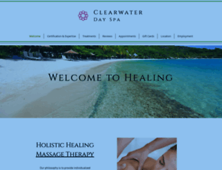 clearwaterdayspa.com screenshot