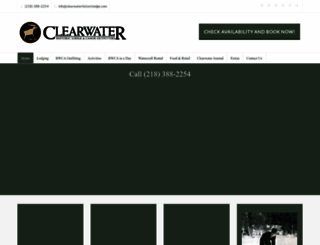 clearwaterhistoriclodge.com screenshot