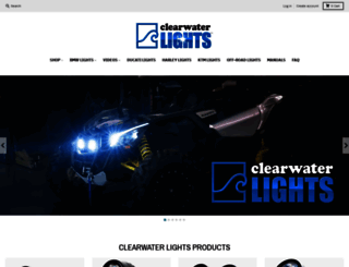 clearwaterlights.com screenshot