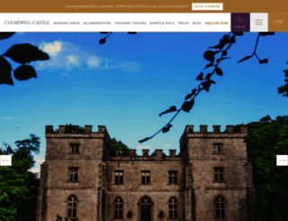 clearwell-castle.co.uk screenshot