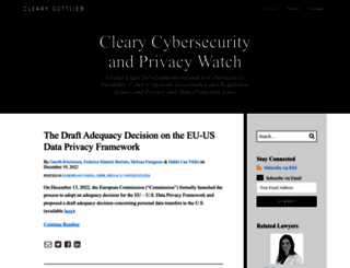 clearycyberwatch.com screenshot