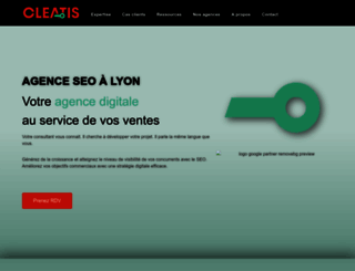 cleatis.fr screenshot