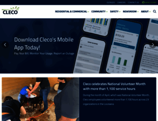 cleco.com screenshot