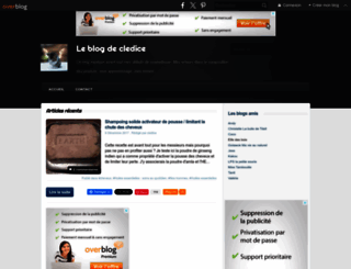 cledice.over-blog.com screenshot