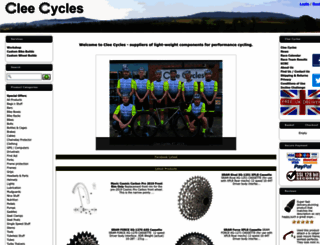 clee-cycles.co.uk screenshot