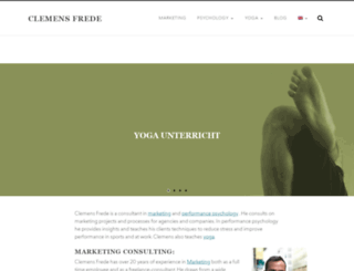 clemensfrede.com screenshot