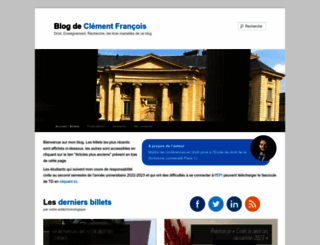 clementfrancois.fr screenshot