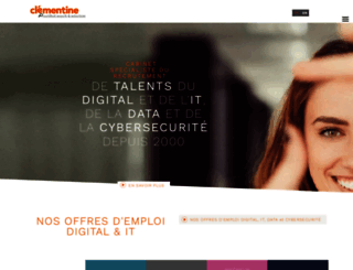 clementine.jobs screenshot