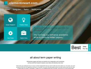 clementineart.com screenshot