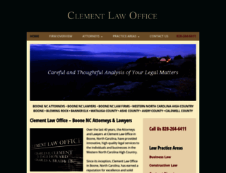 clementlawoffice.com screenshot