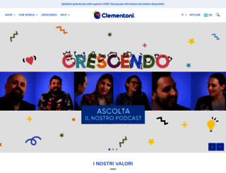 clementoni.it screenshot