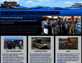 clementsfishing.com screenshot